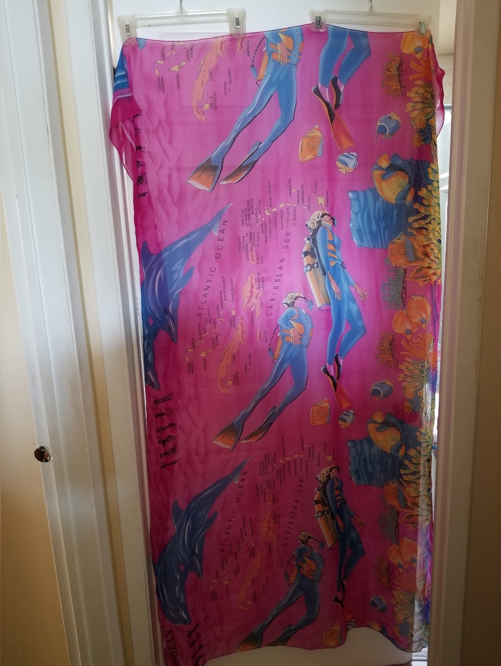 Rima Beachwear Caribbean Sarong Wrap/Scarf Cover Up